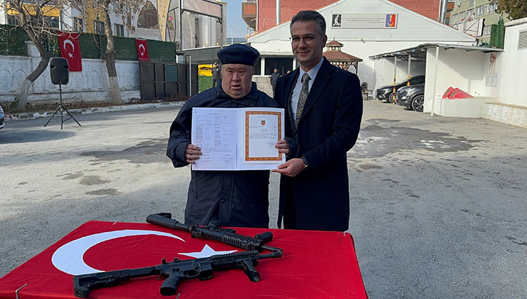 Konya’da özel bireyin bir günlük askerlik heyecanı