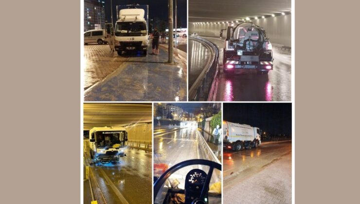 Konya’da yağış etkili oldu: Ekipler sahada çalışmalarını sürdürdü