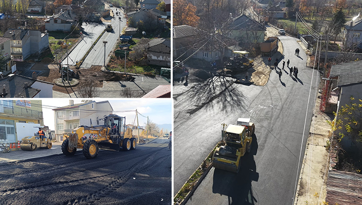 Konyalı belediye yolları modern bir görüntüye kavuşturuyor