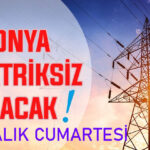 Konya’nın bu mahallelerinde elektrik olmayacak! 20 Aralık Cumartesi