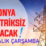 Konya’nın bu mahallelerinde elektrik olmayacak! 31 Aralık Çarşamba