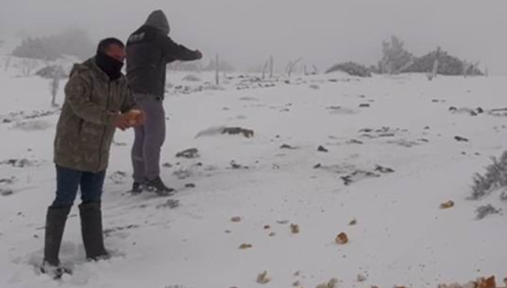 Konya’nın o ilçesinde kar yağışı etkili oluyor