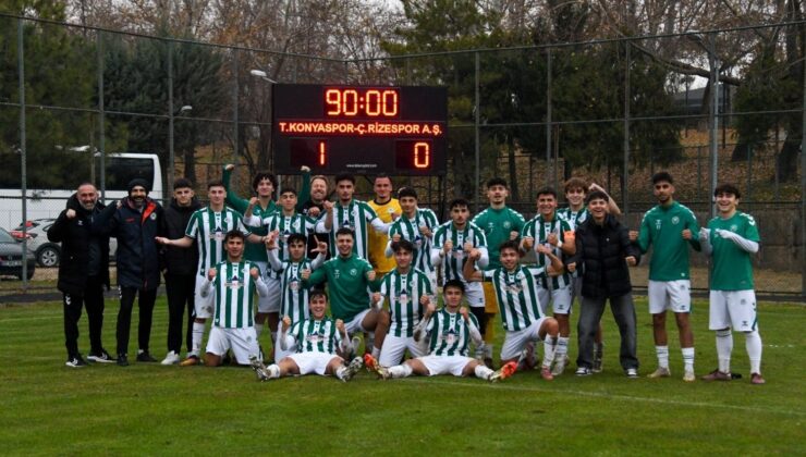 Konyaspor PAF, Rize’yi tek golle devirdi! 4 maç sonra kazandı