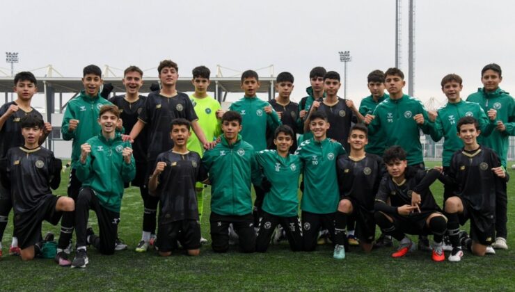 Konyaspor U14, Muğlaspor’a gol yağdırdı