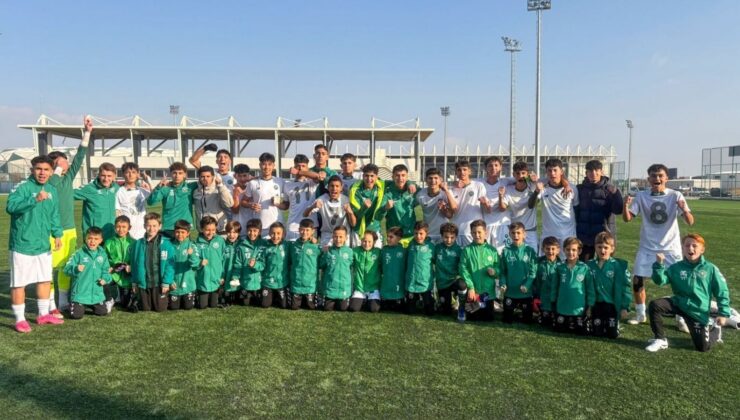Konyaspor U15’ten 8 gollü galibiyet