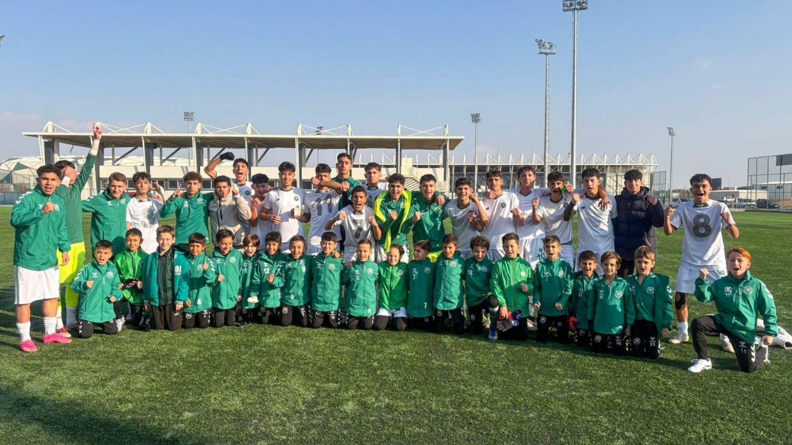 Konyaspor U15’ten 8 gollü galibiyet