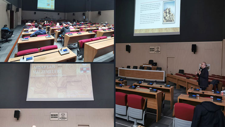 KTÜN’de ahşap yapı malzemeleri eğitimi verildi