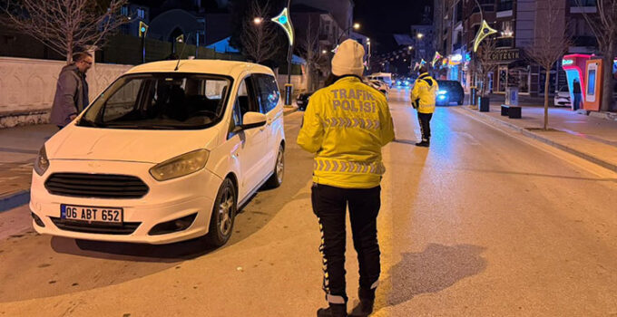 Kulu’da trafik denetimleri
