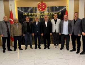 MHP Çumra’dan Başkan Karaarslan’a ziyaret