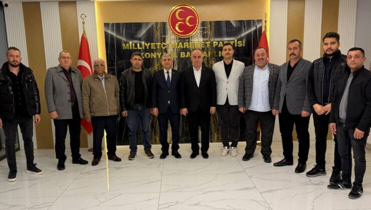 MHP Çumra’dan Başkan Karaarslan’a ziyaret