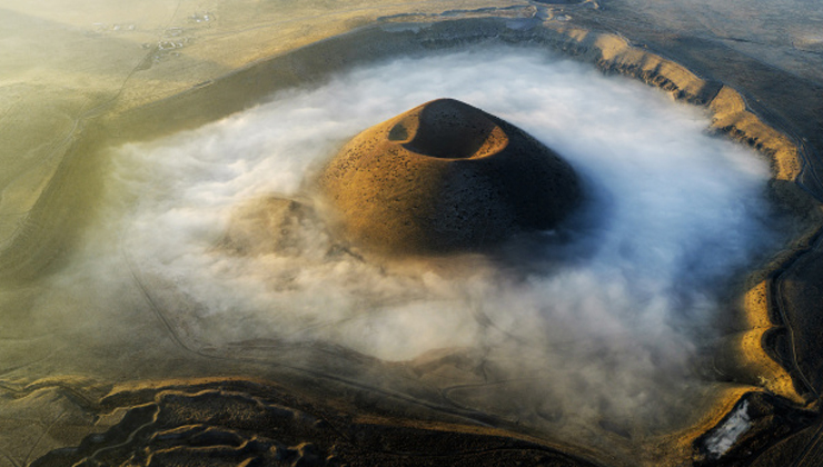 Meke Gölü’nden kartpostallık görüntüler