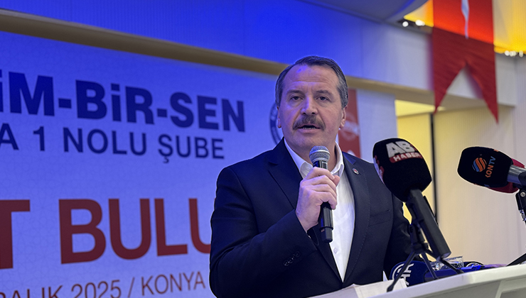 Memur-Sen Genel Başkanı Yalçın, Konya’da “Teşkilat Buluşması”nda konuştu