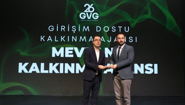 MEVKA, “Girişim Dostu Kalkınma Ajansı” ödülüne layık görüldü