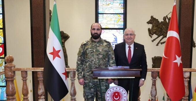 Milli Savunma Bakanı Güler, Suriye Genelkurmay Başkanı Tümgeneral Nasan’ı kabul etti