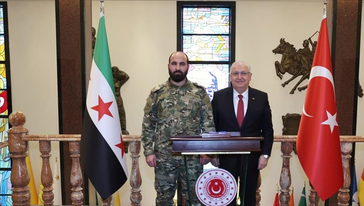 Milli Savunma Bakanı Güler, Suriye Genelkurmay Başkanı Tümgeneral Nasan’ı kabul etti