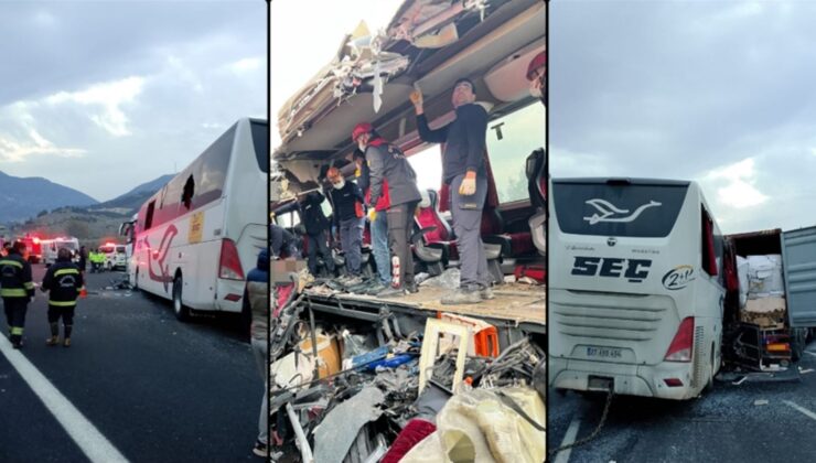 Osmaniye’de yolcu otobüsünün tıra çarptığı kazada 7 kişi hayatını kaybetti, 11 kişi yaralandı