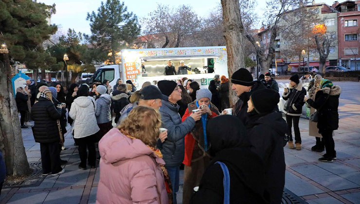 Şebiarus’a özel çorba ikramı