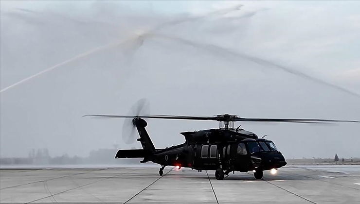 T-70 genel maksat helikopterlerinin 7’ncisi 3’üncü Ana Jet Üs Komutanlığına teslim edildi