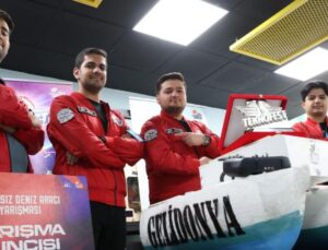 Tam otonom su üstü deniz aracıyla 284 takım arasından Türkiye ikinciliği