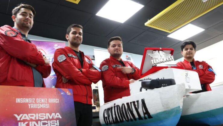 Tam otonom su üstü deniz aracıyla 284 takım arasından Türkiye ikinciliği