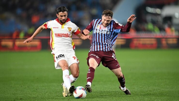 Trabzonspor ile Göztepe 31. randevuda
