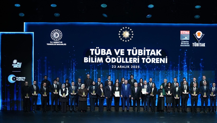 TÜBA ve TÜBİTAK Bilim Ödülleri Töreni yapıldı