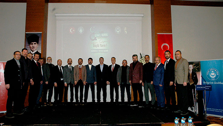 Türk Eğitim Sen Konya’da Ali Göç, güven tazeledi