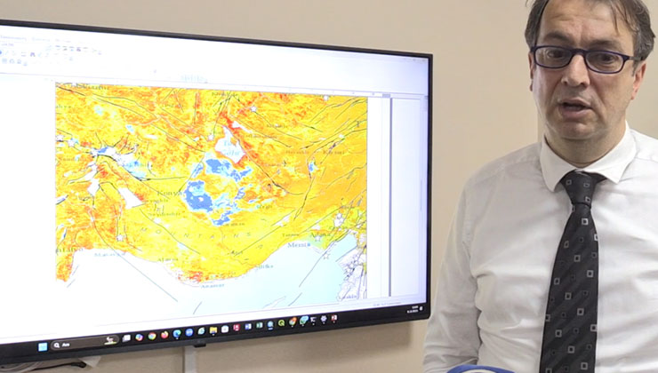 Uydu verilerinden Konya ovasında yatay ve düşey hareketler tespit edildi