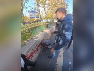 Yengesine mesaj atıp buluşmaya çağıran kişiyi dövüp tabancayla bacağından vurdu