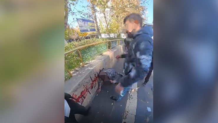 Yengesine mesaj atıp buluşmaya çağıran kişiyi dövüp tabancayla bacağından vurdu