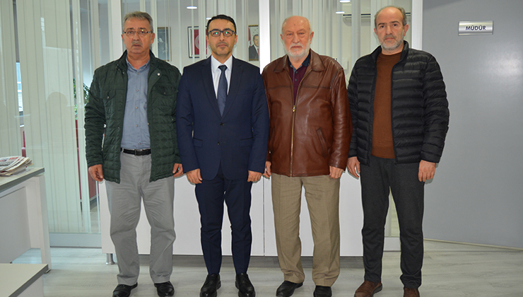 Yeni Meram’dan, Müdür Parlak’a hayırlı olsun ziyareti