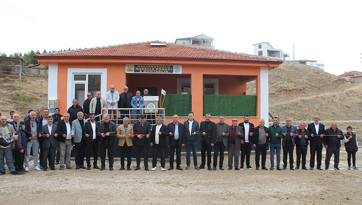Yunak Hacıömeroğlu Mahallesi Köy Konağı açıldı