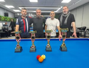 Özel Türkiye Bilardo Şampiyonası Konya’da yapıldı