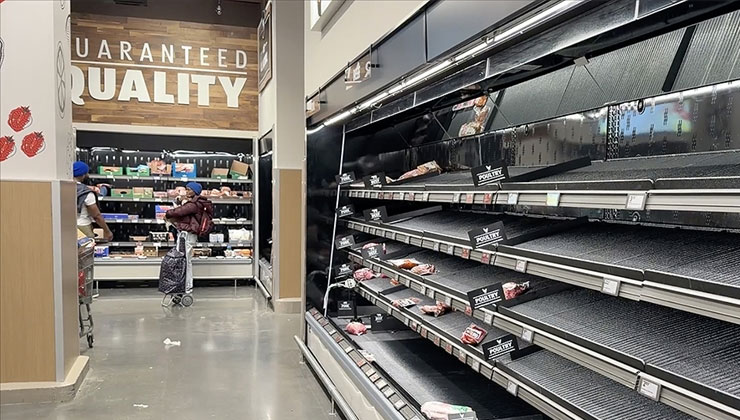 ABD’yi etkisi altına alacak dondurucu soğuklar öncesi raflar boşaldı