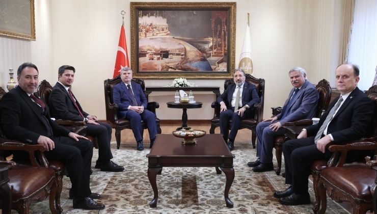 AK Parti Konya Milletvekillerinden Diyanet İşleri Başkanı Arpaguş’a ziyaret