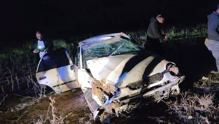 Aksaray’da kontrolden çıkan otomobil takla attı: 3 yaralı