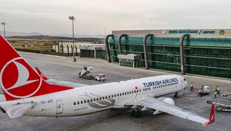 Aralık ayında Konya Havalimanı’nda 88.646 yolcu hizmet aldı