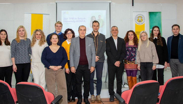 Avrupalı öğrenciler Selçuk Üniversitesinde bu projede buluştu