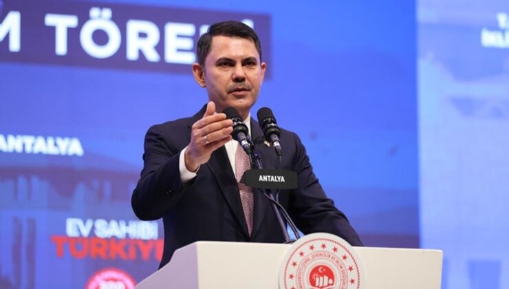 Bakan Kurum: 500 bin sosyal konut projemizin ilk evlerini Mart 2027’de teslim edeceğiz