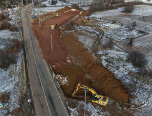 Beyşehir’de Üzümlü – Üstünler çevre yolu çalışması başladı