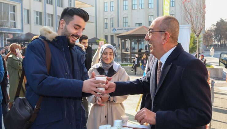Konya’da ‘Finallere çalışmak sizden çorba bizden’