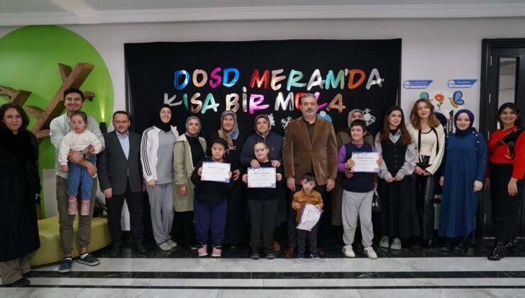 DOSD Meram’da öğrenciler başarı belgelerini aldı