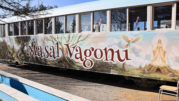 Ereğli’deki bu vagon çocukların ilgi odağı oldu