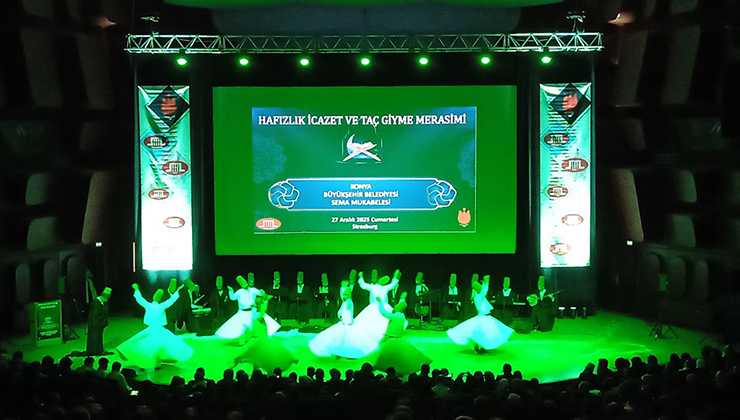 Fransa’da sema mukabelesi düzenlendi