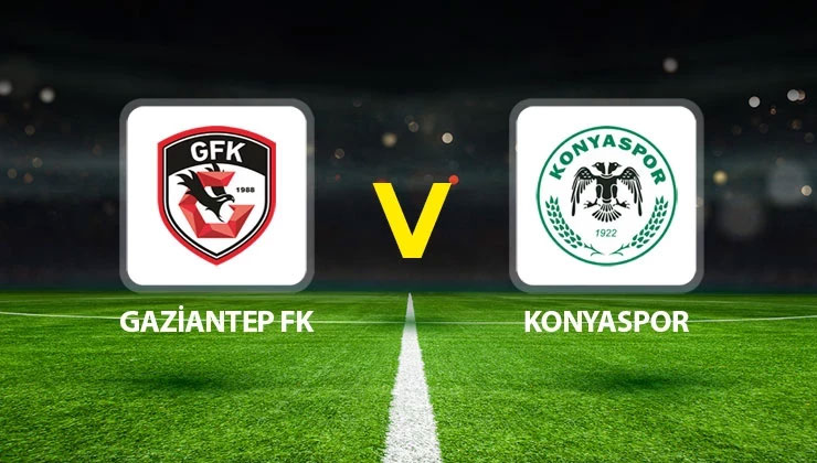 Gaziantep FK – Konyaspor (1-1) | CANLI ANLATIM
