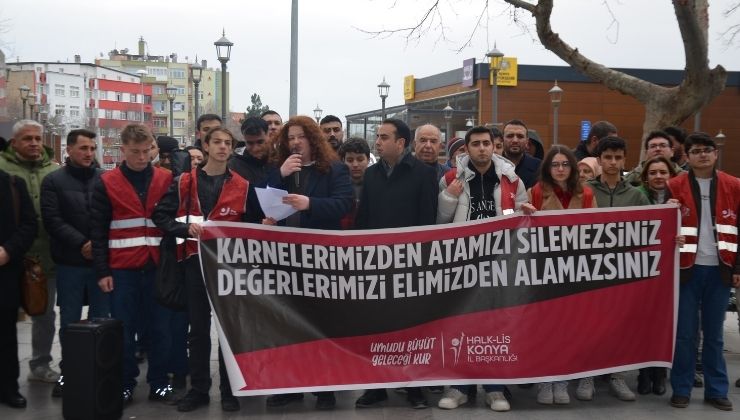 Halkçı liselilerden tepki