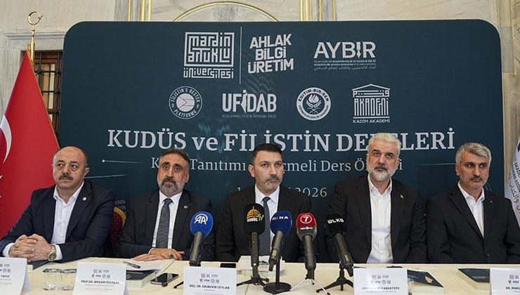 İstanbul’da “Kudüs ve Filistin Dersleri” kitabının tanıtımı yapıldı