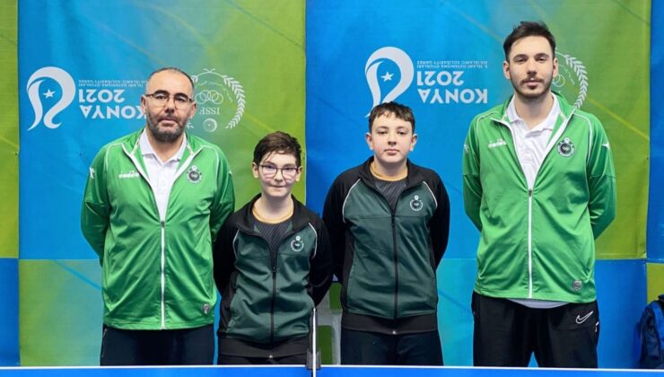 Karatay Masa Tenisi Takımından milli gurur