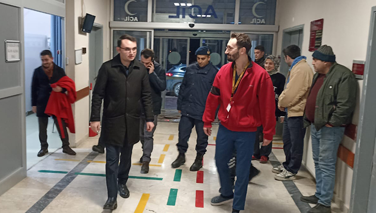 Kaymakam Taşkın devlet hastanesini inceledi