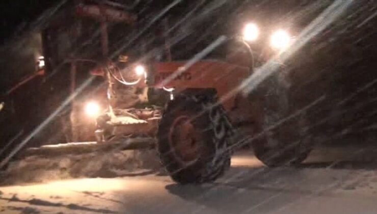 Konya-Antalya karayolunda kar yağışı başladı